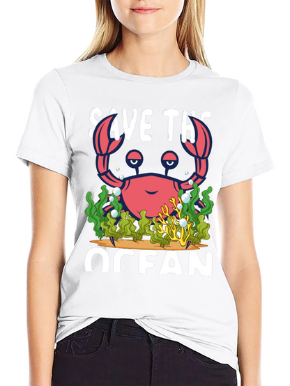 Save The Ocean Crab T-Shirt