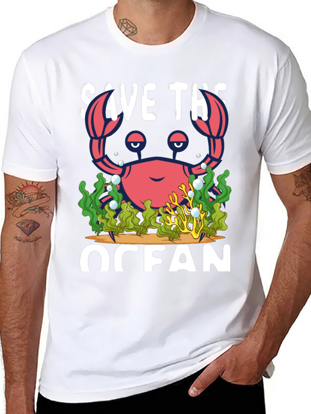 Save The Ocean Crab T-Shirt