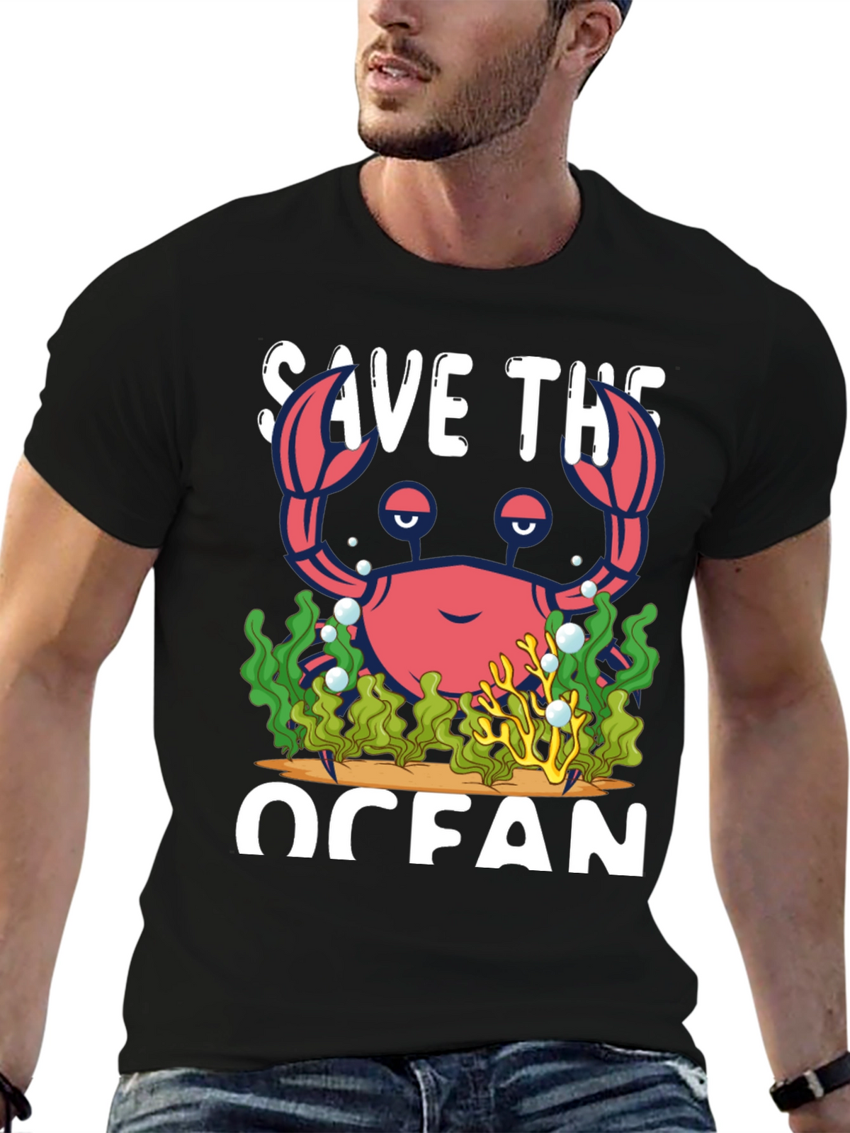 Save The Ocean Crab T-Shirt