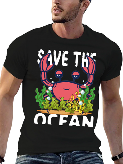 Save The Ocean Crab T-Shirt
