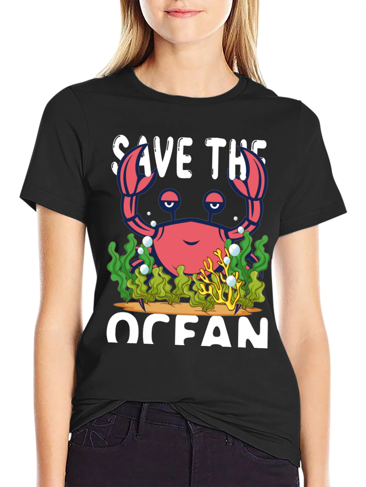 Save The Ocean Crab T-Shirt