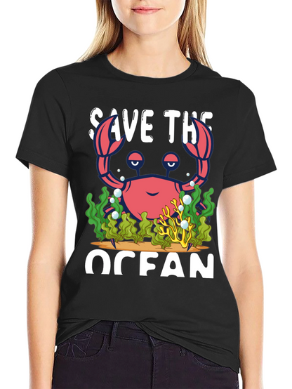 Save The Ocean Crab T-Shirt