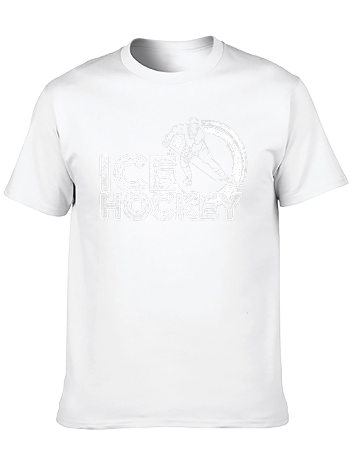 Ice Hockey Graphic Tee - Black