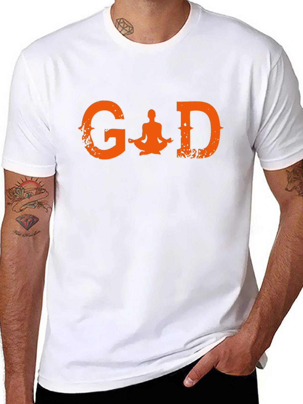 God Yoga Graphic T-Shirt - Relaxed Fit