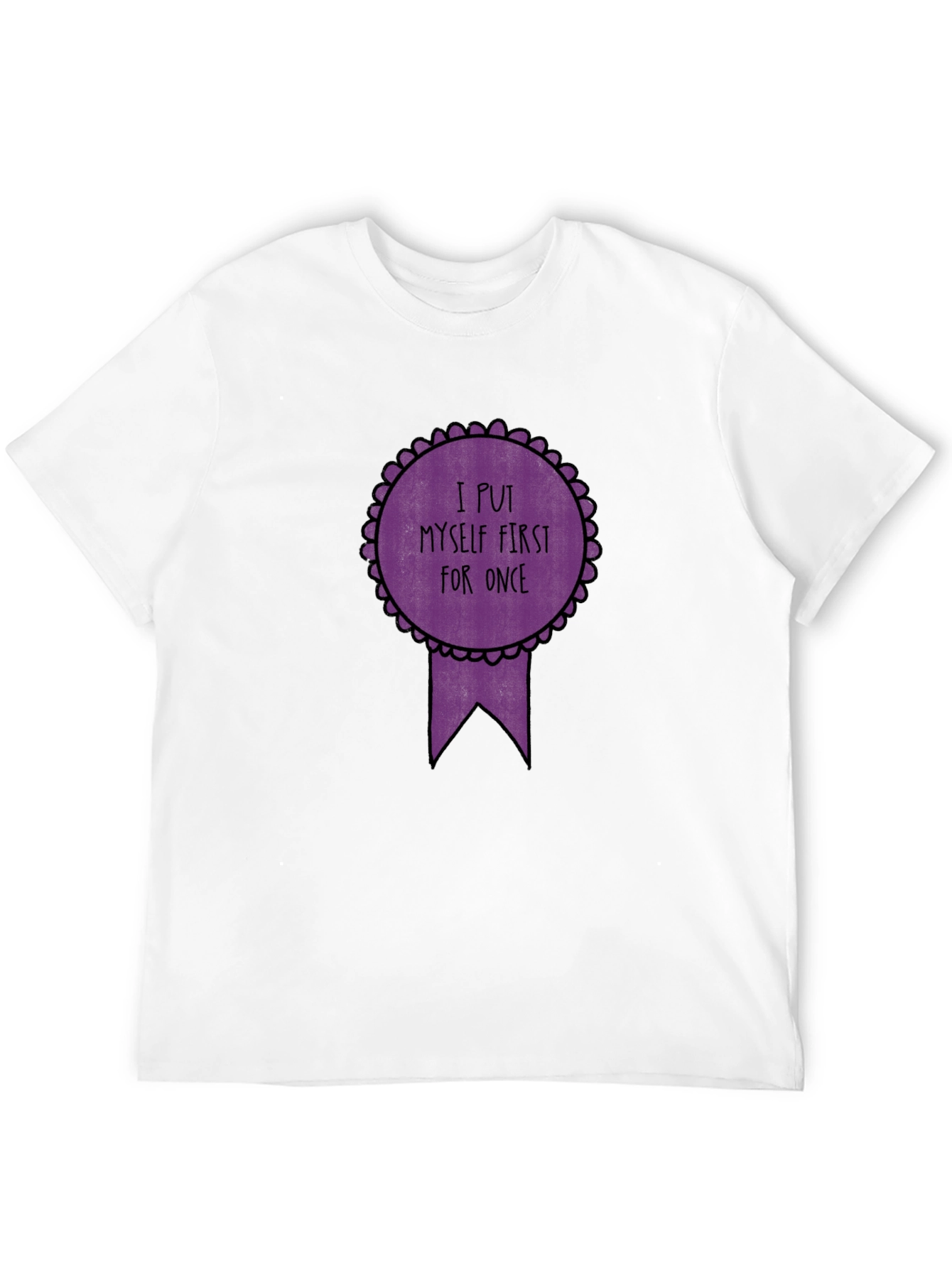 Self-Care T-Shirt - I Put Myself First Black Tee