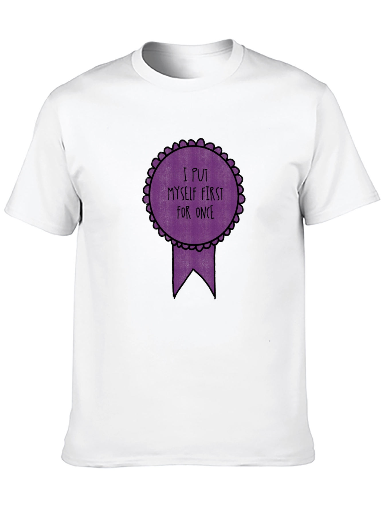 Self-Care T-Shirt - I Put Myself First Black Tee