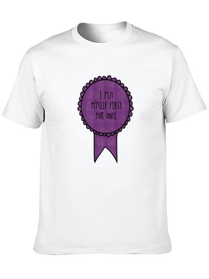 Self-Care T-Shirt - I Put Myself First Black Tee