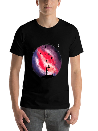 Galaxy Girl Graphic Print Tee