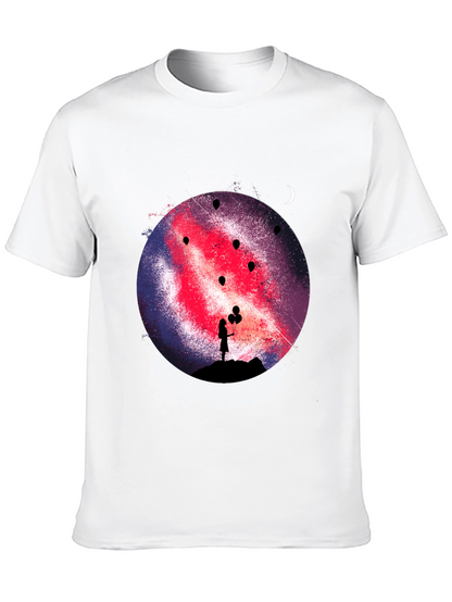 Galaxy Girl Graphic Print Tee