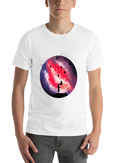 Galaxy Girl Graphic Print Tee