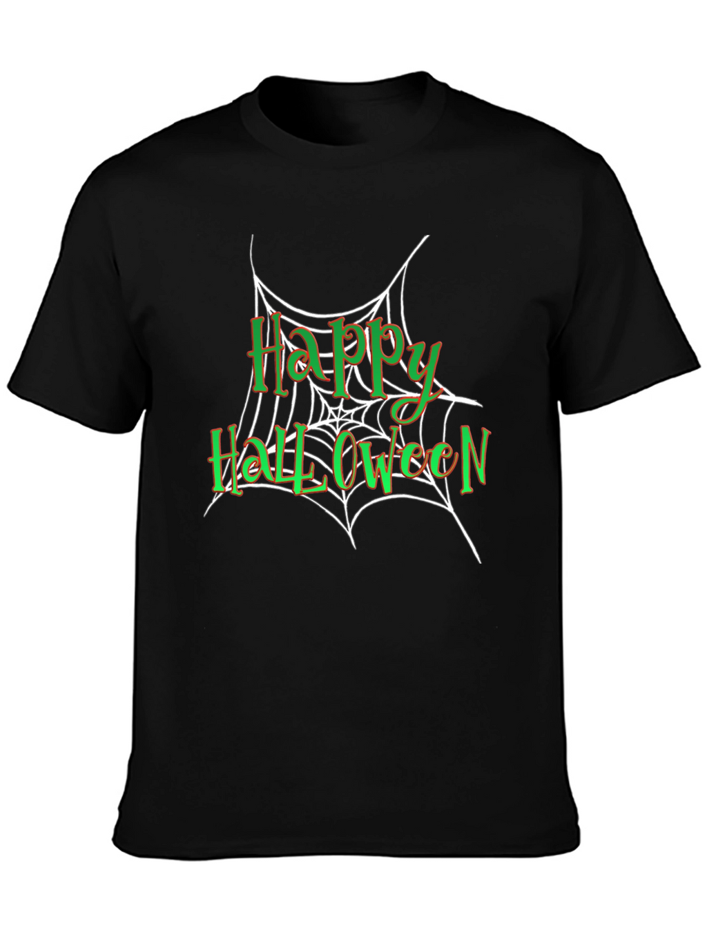 Happy Halloween Spiderweb T-Shirt