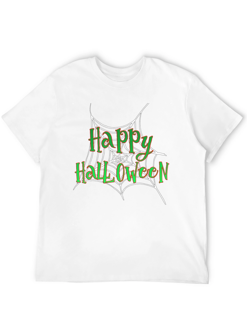 Happy Halloween Spiderweb T-Shirt