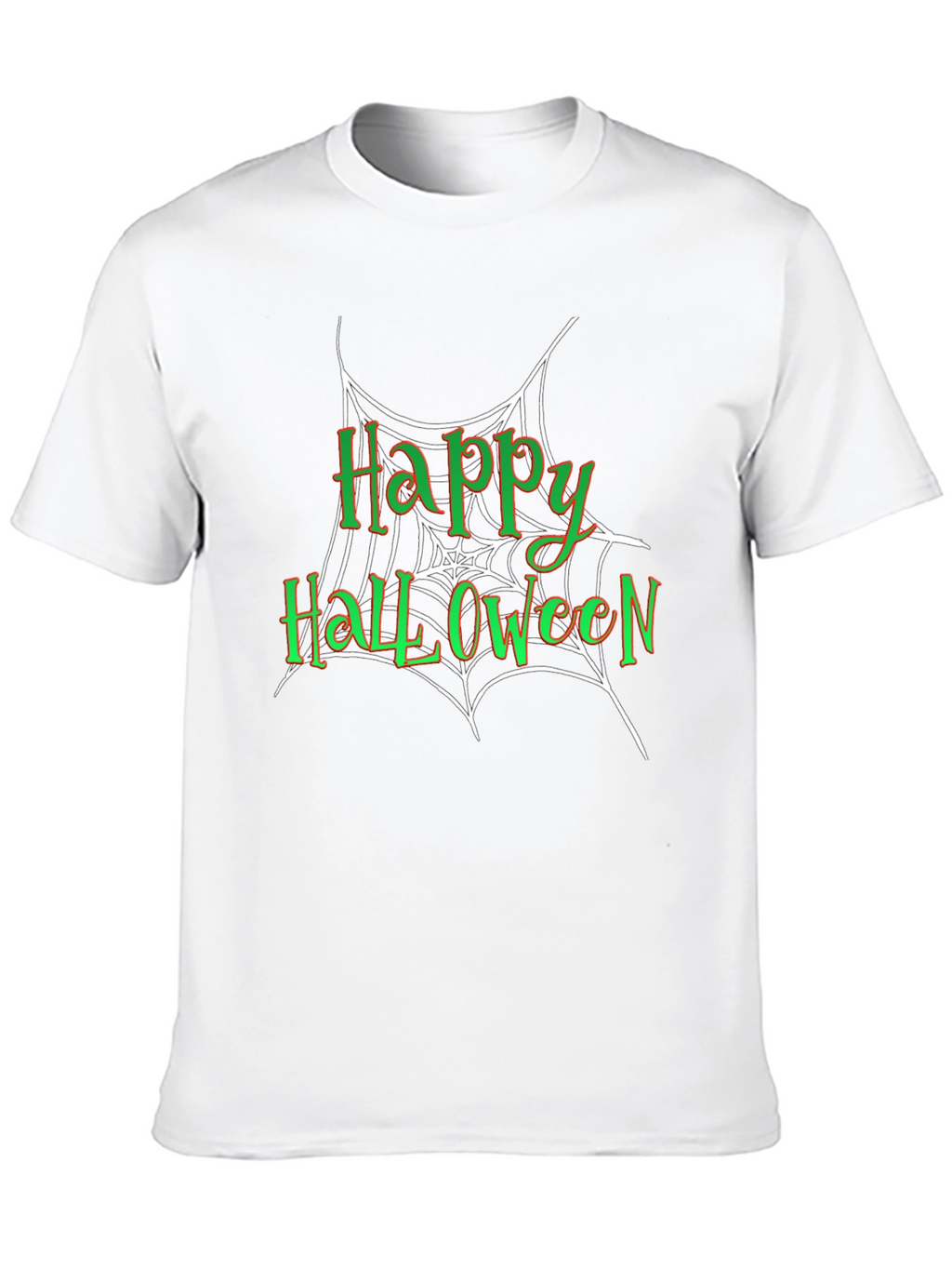 Happy Halloween Spiderweb T-Shirt