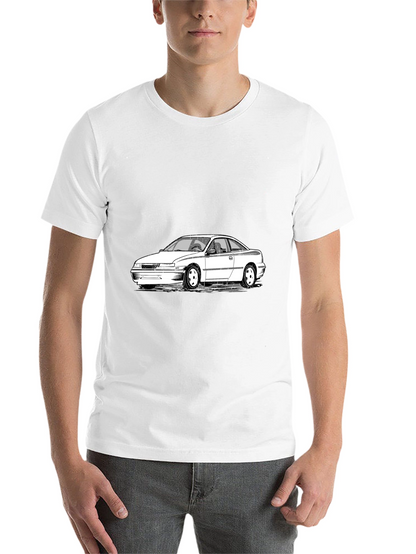 Cool Car Graphic Tee - Black Cotton T-Shirt