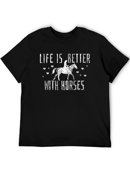 Life is Better with Horses Graphic Tee