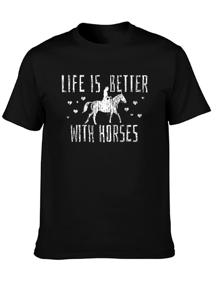 Life is Better with Horses Graphic Tee