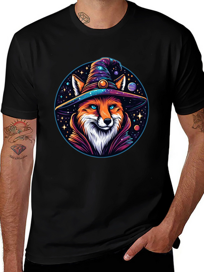 Wizard Fox Graphic T-Shirt