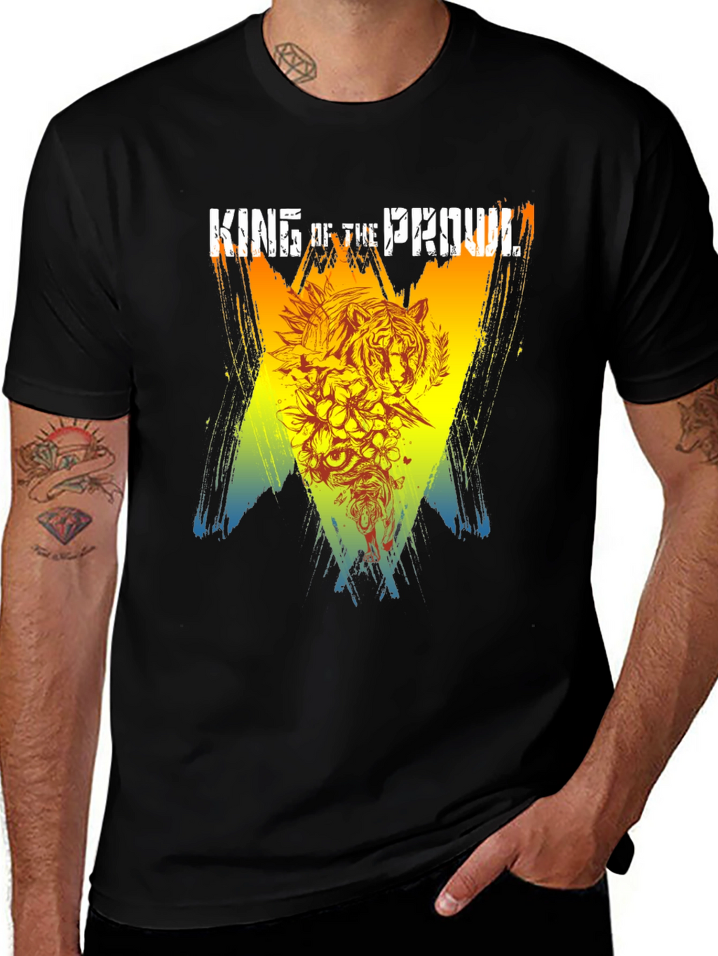 King of the Prowl Graphic Tee - Black