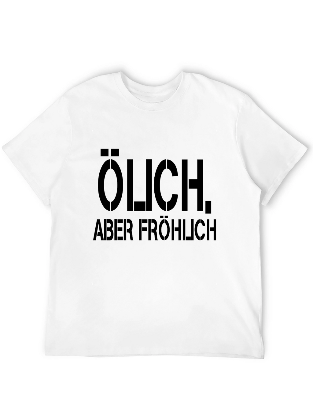 ÖLICH Aber Fröhlich - Black Graphic Tee