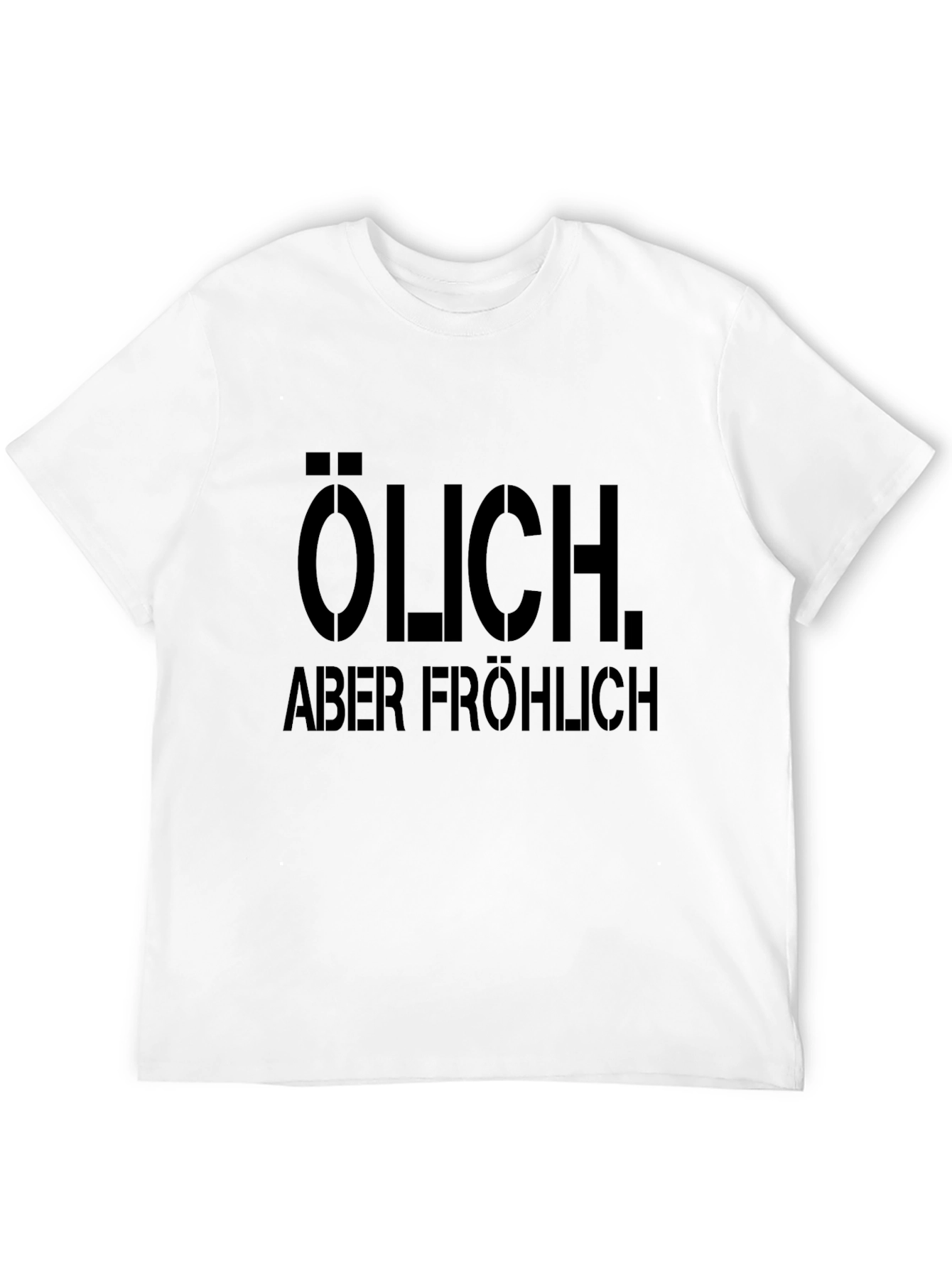 ÖLICH Aber Fröhlich - Black Graphic Tee