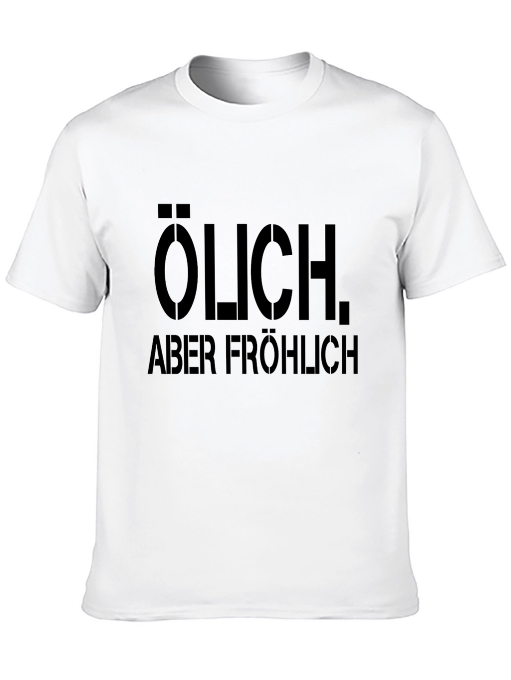 ÖLICH Aber Fröhlich - Black Graphic Tee