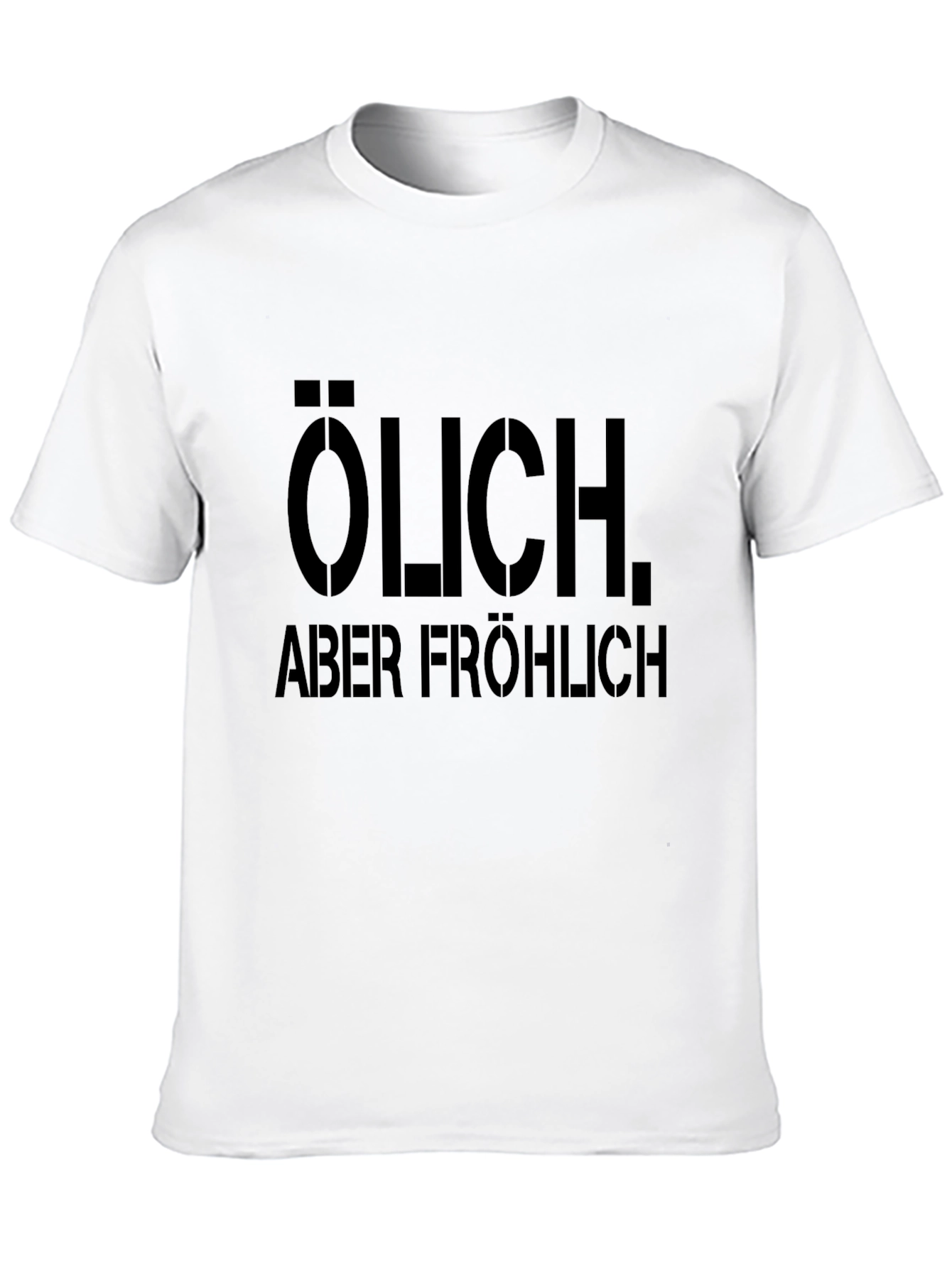 ÖLICH Aber Fröhlich - Black Graphic Tee