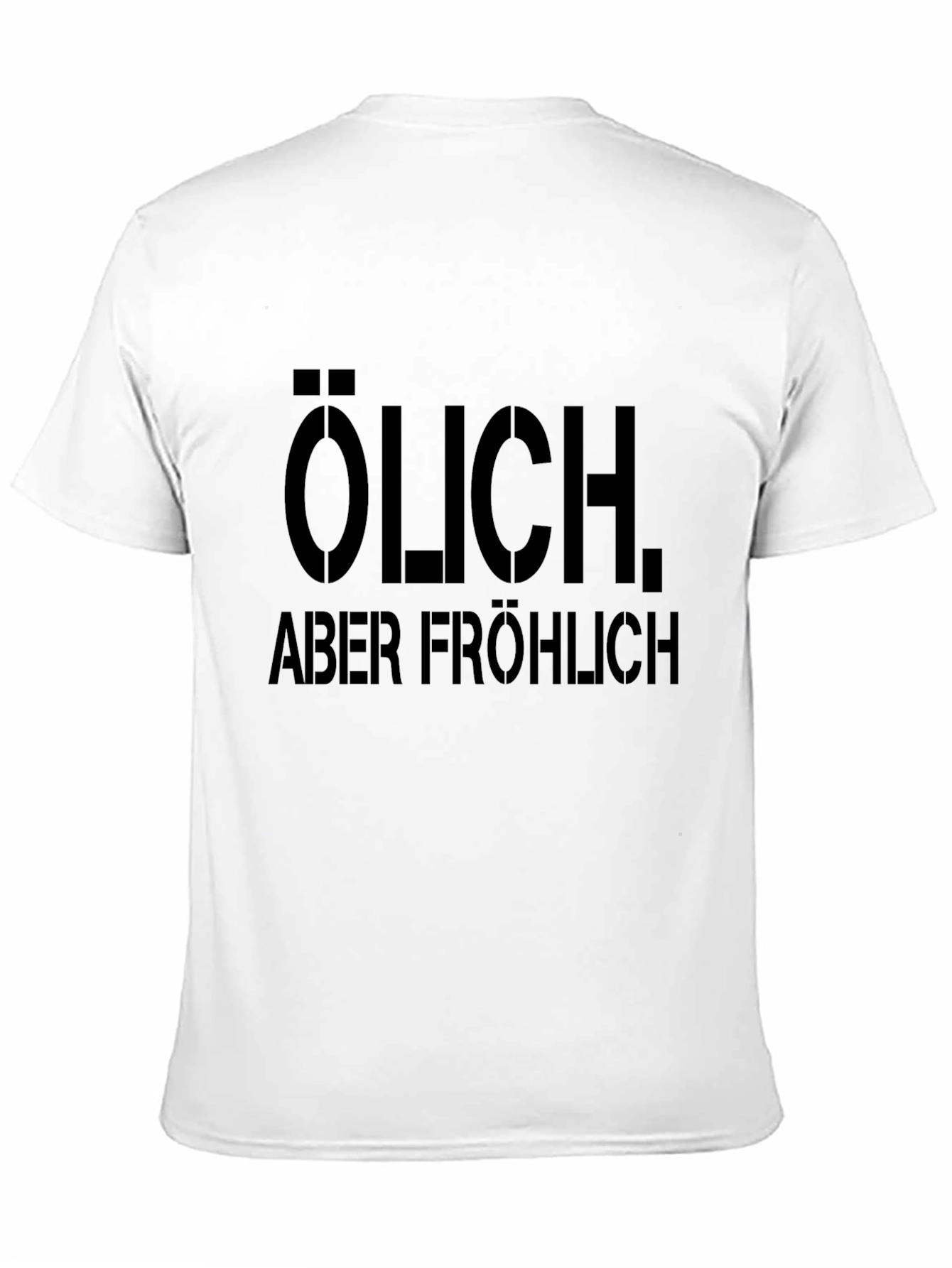 ÖLICH Aber Fröhlich - Black Graphic Tee