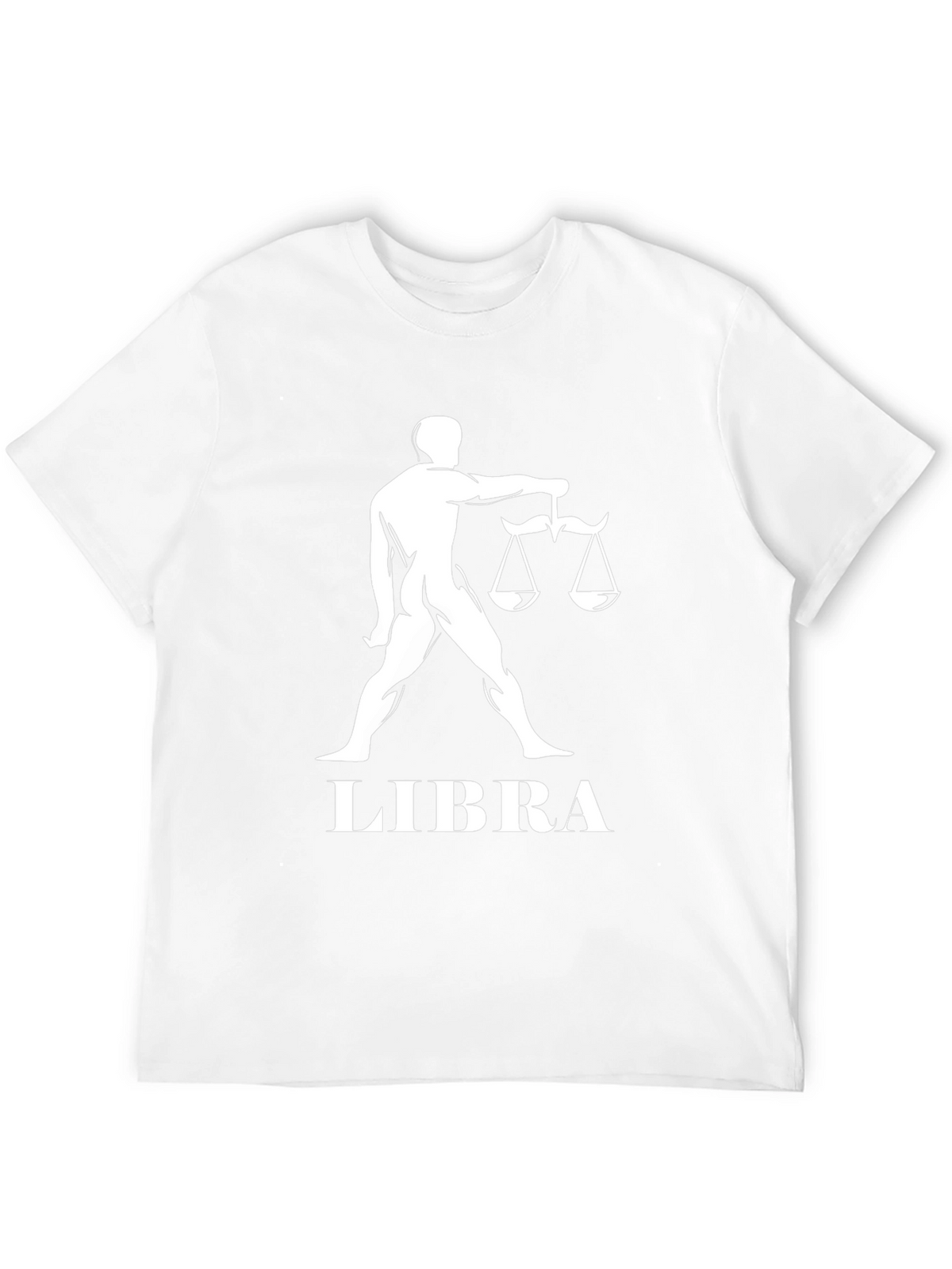 Libra Zodiac Sign Black T-Shirt