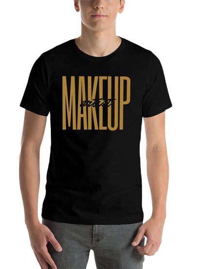 Makeup Artist T-Shirt - Stylish Black Tee