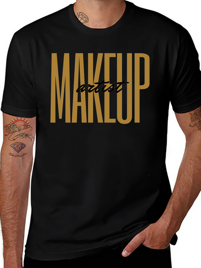 Makeup Artist T-Shirt - Stylish Black Tee