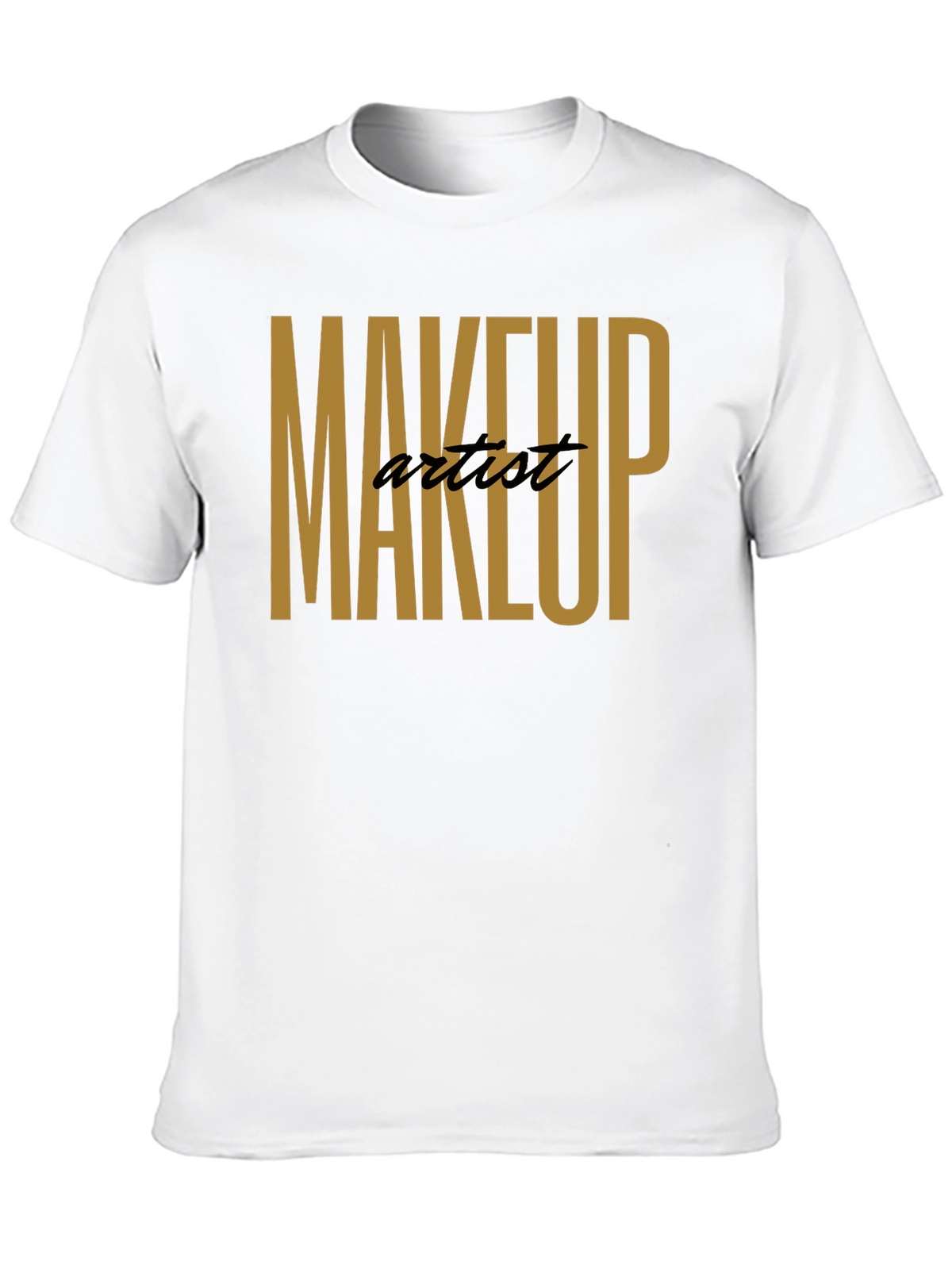 Makeup Artist T-Shirt - Stylish Black Tee