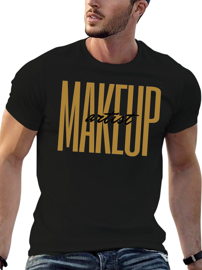 Makeup Artist T-Shirt - Stylish Black Tee