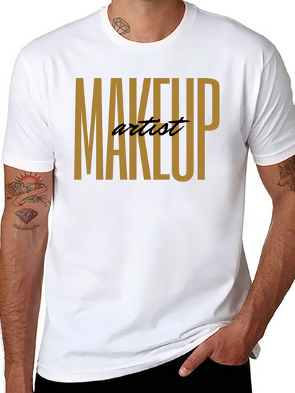 Makeup Artist T-Shirt - Stylish Black Tee