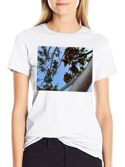 Nature View T-Shirt - Branches & Sky Design