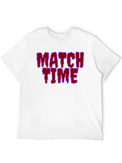 Match Time Graphic Tee - Unique Design!
