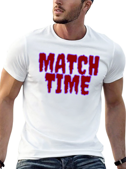 Match Time Graphic Tee - Unique Design!