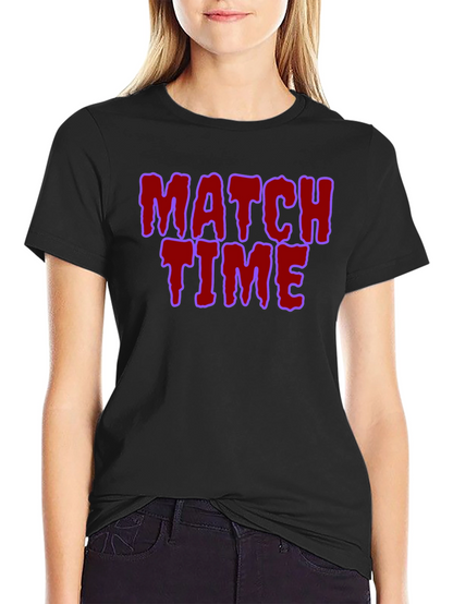 Match Time Graphic Tee - Unique Design!