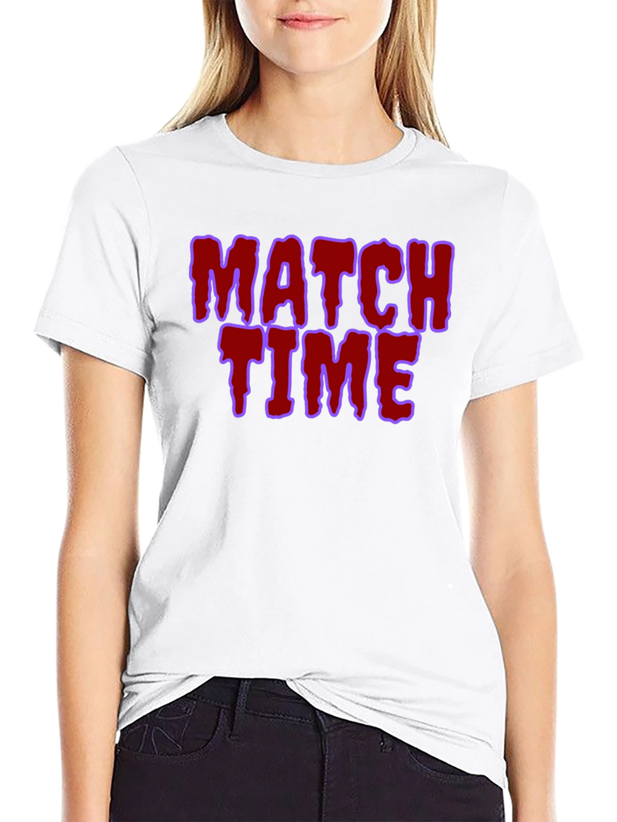Match Time Graphic Tee - Unique Design!
