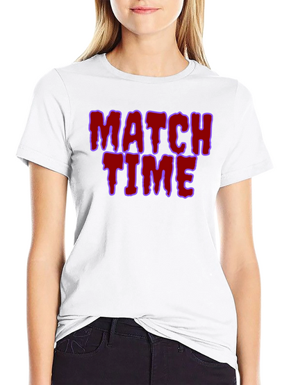 Match Time Graphic Tee - Unique Design!