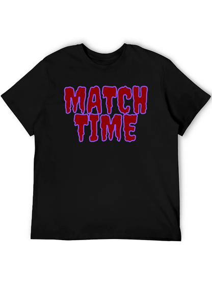 Match Time Graphic Tee - Unique Design!