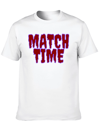 Match Time Graphic Tee - Unique Design!