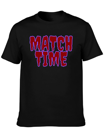 Match Time Graphic Tee - Unique Design!