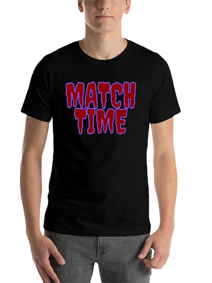 Match Time Graphic Tee - Unique Design!