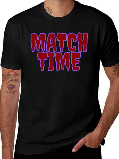 Match Time Graphic Tee - Unique Design!