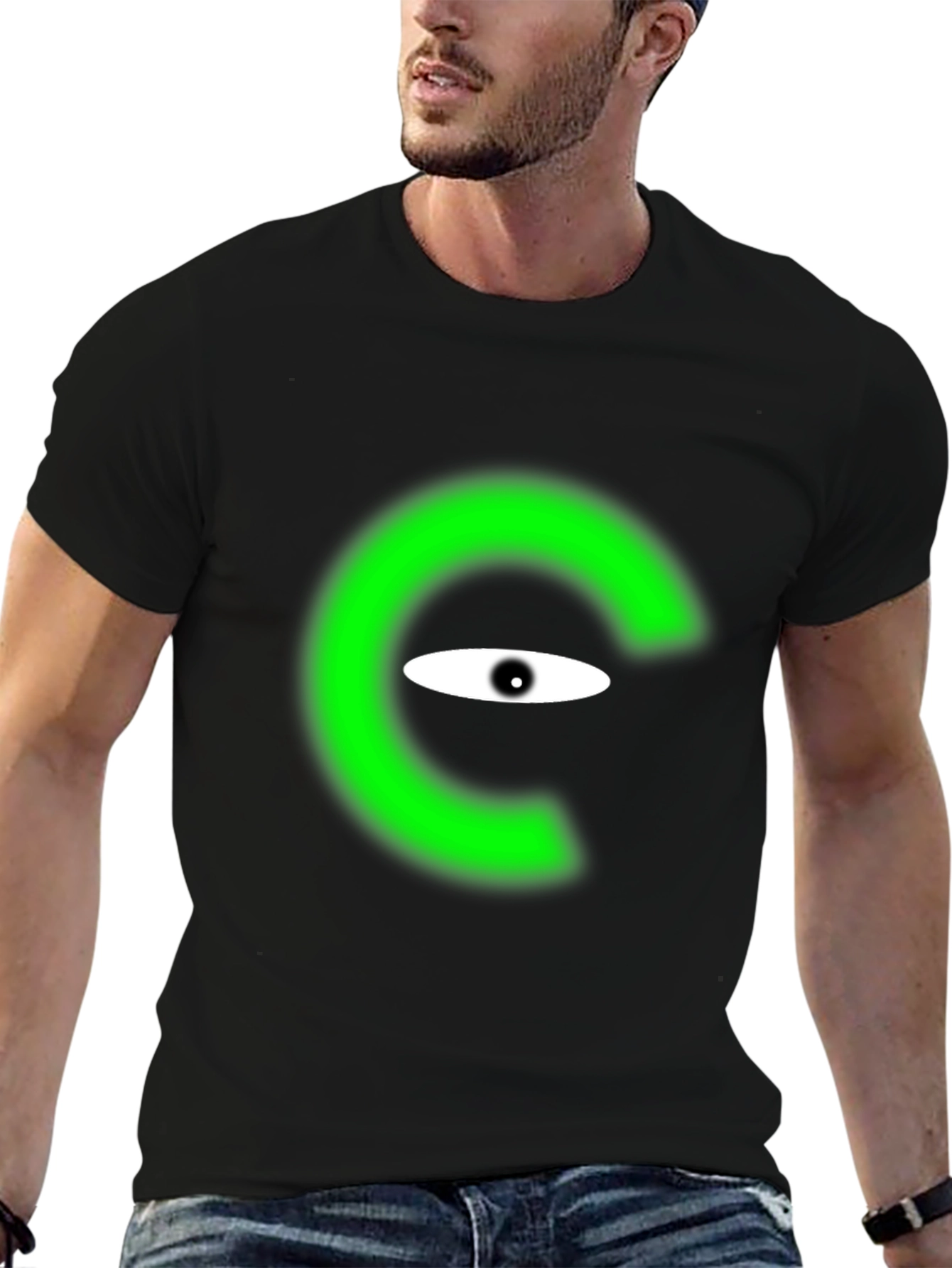Eye See You Black Tee