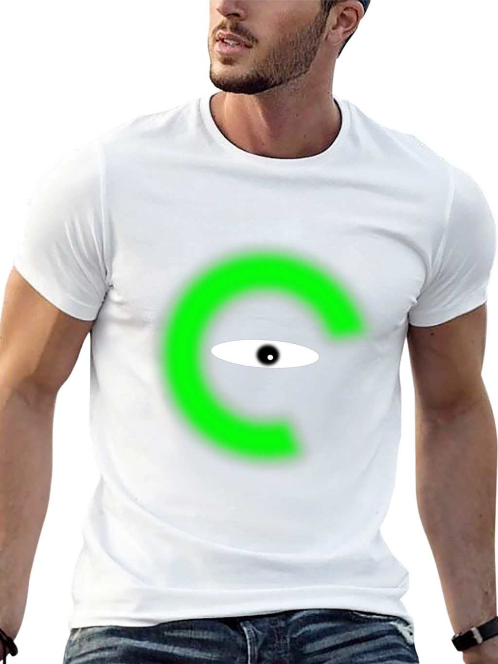 Eye See You Black Tee