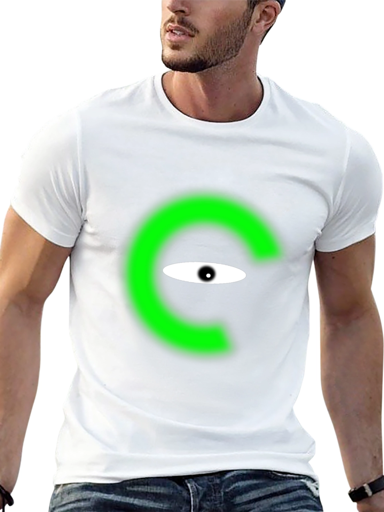 Eye See You Black Tee
