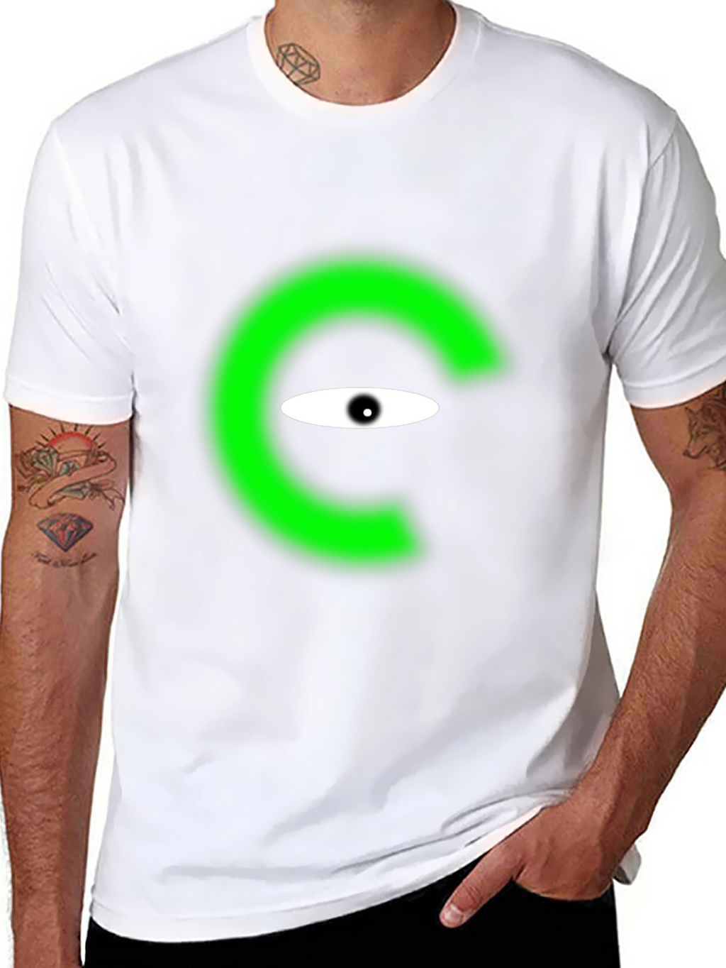 Eye See You Black Tee