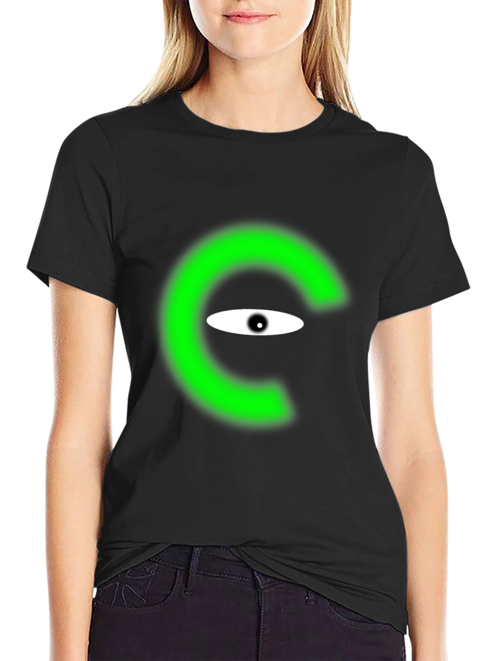 Eye See You Black Tee