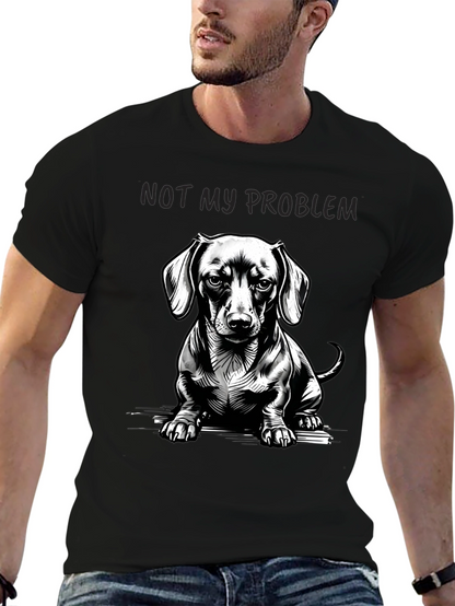 Dachshund Not My Problem Graphic Tee